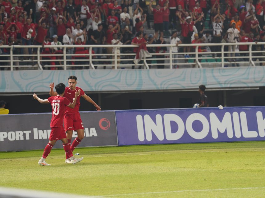 Jens Raven usai cetak gol ke gawang Thailand di final Piala AFF U-19 2024 (Foto: PSSI)
