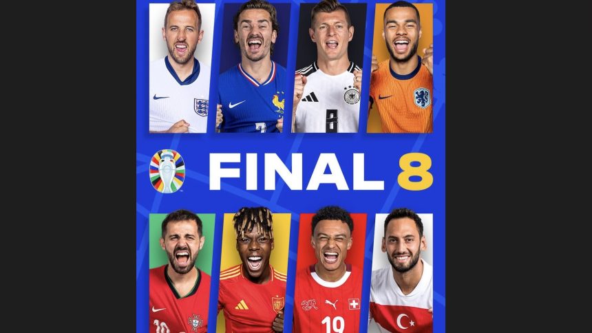 Delapan Tim Perempat Final Euro 2024: Perjalanan Menuju Gelar Juara (foto:twitter)
