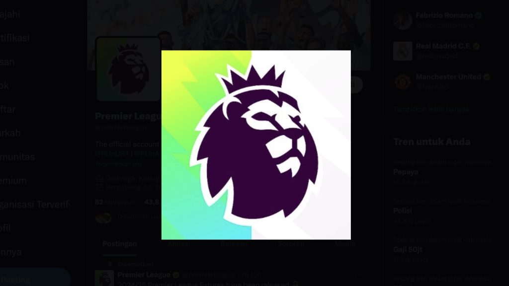 turunminum.id Inggris Harga Tiket Musim Premier League 2024/25: Tantangan Finansial Sepak Bola Harga Tiket Musim Premier League 2024/25: Tantangan Finansial Sepak Bola (foto: twitter)