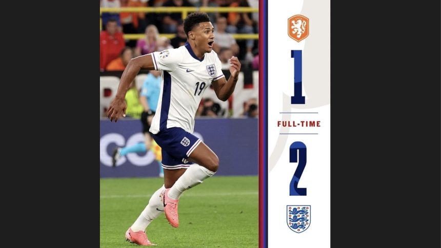 Inggris Singkirkan Belanda untuk Capai Final Euro 2024 (foto: instagram)