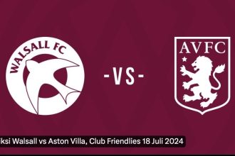 Preview dan Prediksi Pertandingan: Walsall vs Aston Villa Sengit (foto: twitter)