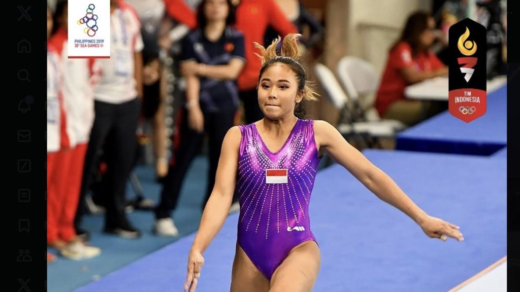 turunminum.id Liga Internasional Rifda Irfanaluthfi: Atlet Gymnastik Indonesia Olimpiade Paris 2024 Rifda Irfanaluthfi: Atlet Gymnastik Indonesia Olimpiade Paris 2024 (foto: x)