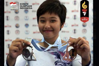 Rifda Irfanaluthfi: Atlet Gymnastik Indonesia Olimpiade Paris 2024 (foto: x)