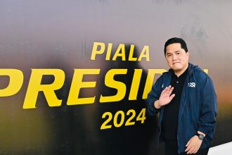 Erick Thohir hadir di kick off Piala Presiden 2024 (Foto: PSSI)