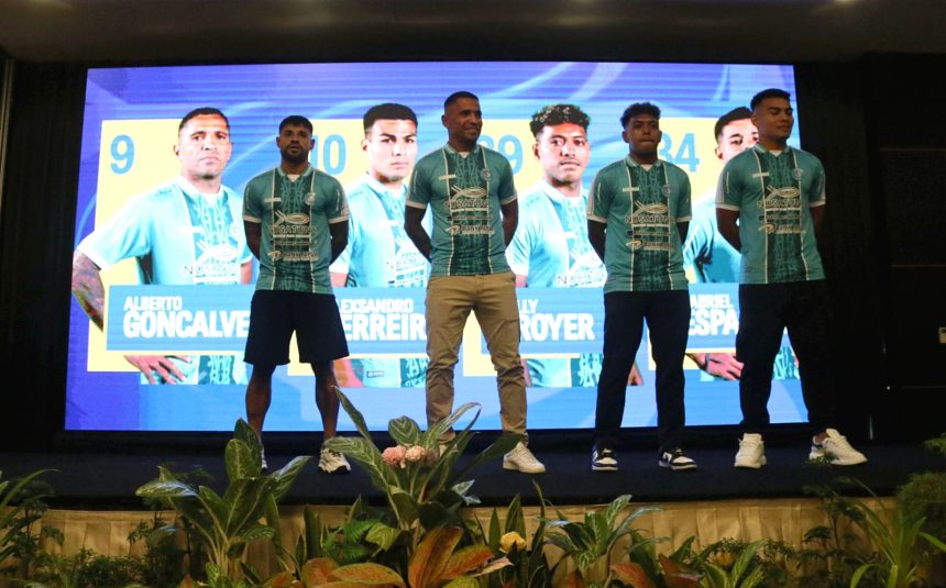 PSBS Biak launching logo baru dan skuad untuk Liga 1 2024 (Foto: PSBS Biak)