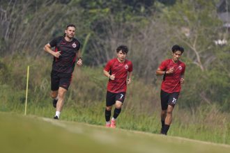 Pemain Persija Jakarta berlatih di Sawangan, Depok (Foto: Persija Jakarta)