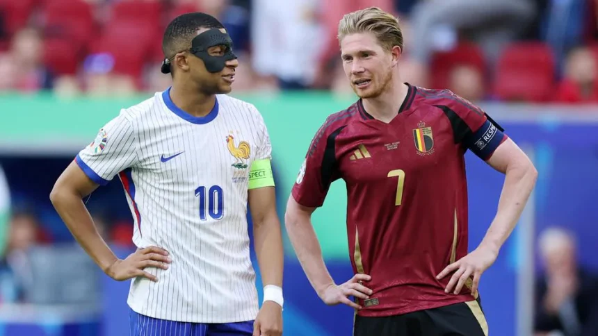 Belgia kalah 0-1 dari Prancis di 16 besar Euro 2024 (Foto: EUFA.com/Getty Images)