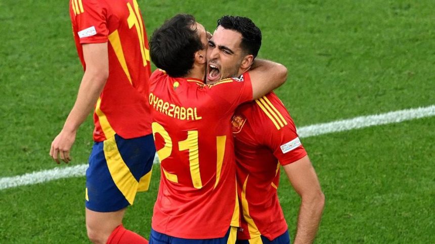 Spanyol berhasil kalahkan Jerman di perrmpat final Euro 2024 (Foto: UEFA.com/Getty Images)