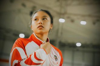 Rifda Irfanaluthfi alami cedera saat tampil di Olimpiade Paris 2024 (Foto: Instagram/Rifda Irfanaluthfi - Aralokas Studios)