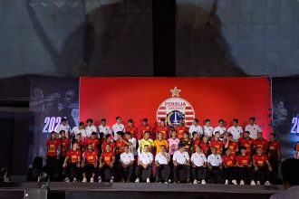 Launching tim dan jersey Persija Jakarta untuk Liga 1 2024 (Foto: Turunminum.id/da Yerimon)