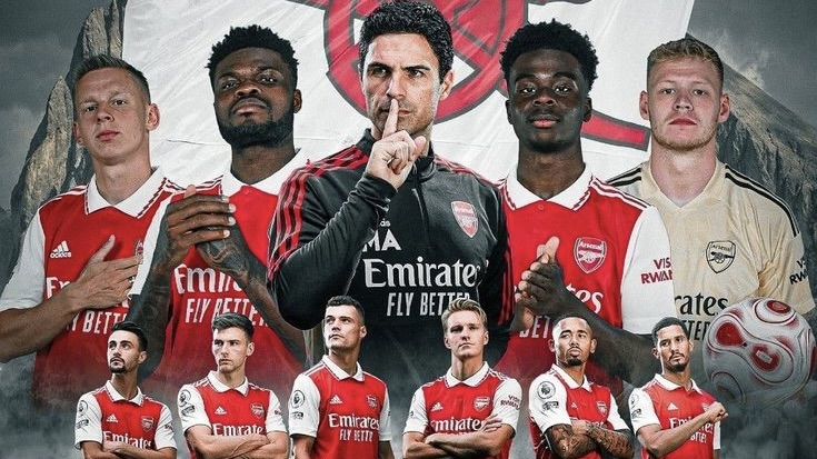 Arsenal Dominasi PFA Team of the Year 2023/24 (foto: x)