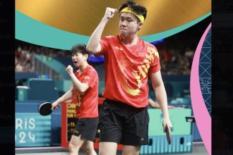 Wang Chuqin Tumbang: Peringkat 1 Dunia Gugur di Paris 2024 (foto: x)