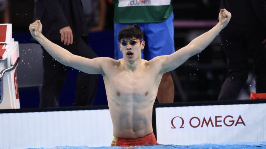 Pan Zhanle Pecahkan Rekor Dunia di Olimpiade Paris 2024 (foto: x)