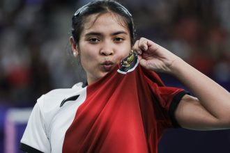 Gregoria Mariska Tembus Perempat Final Olimpiade Paris 2024 (foto: x)