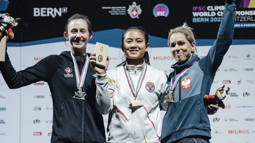 Duel Desak vs Rajiah di Semifinal Panjat Tebing Olimpiade 2024 (foto: x)