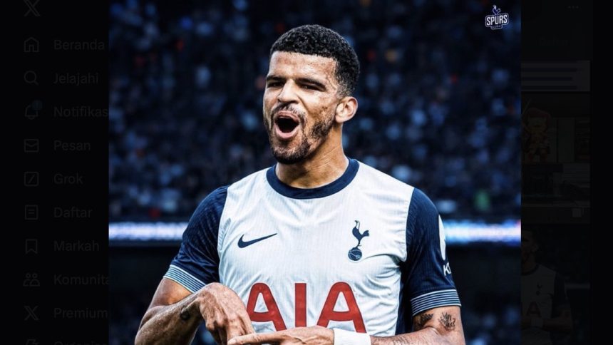 Tottenham Hampir Resmi Rekrut Dominic Solanke (foto: x)
