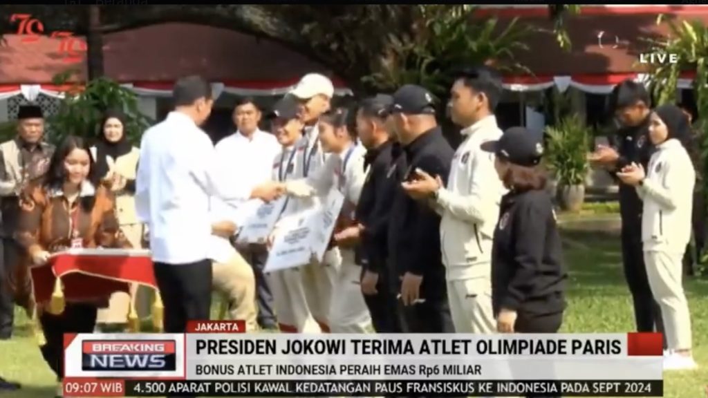 turunminum.id Liga Internasional Jokowi Apresiasi Atlet Berprestasi di Olimpiade Jokowi Apresiasi Atlet Berprestasi di Olimpiade (foto: x)