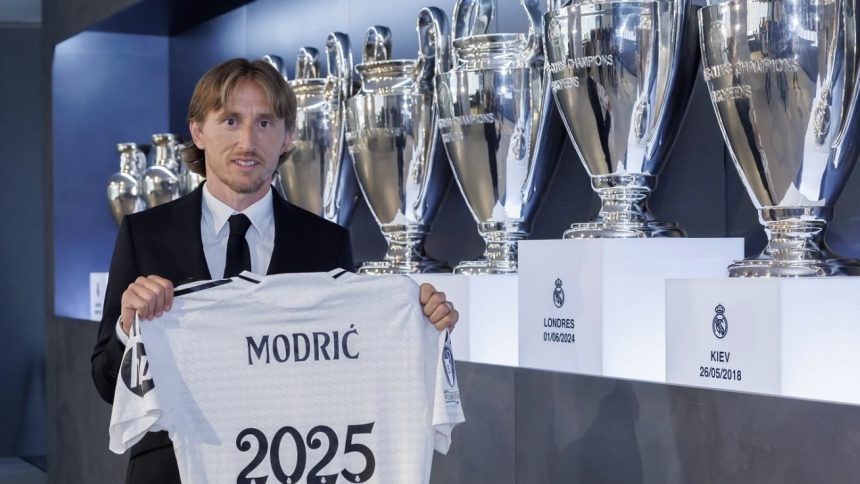 Modric: Pemain Trofi Terbanyak di Real Madrid (foto: x)