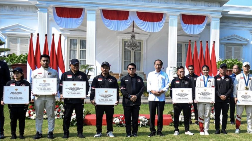 Bonus Rp1,65 Miliar bagi Atlet Emas Paris 2024 (foto: x)