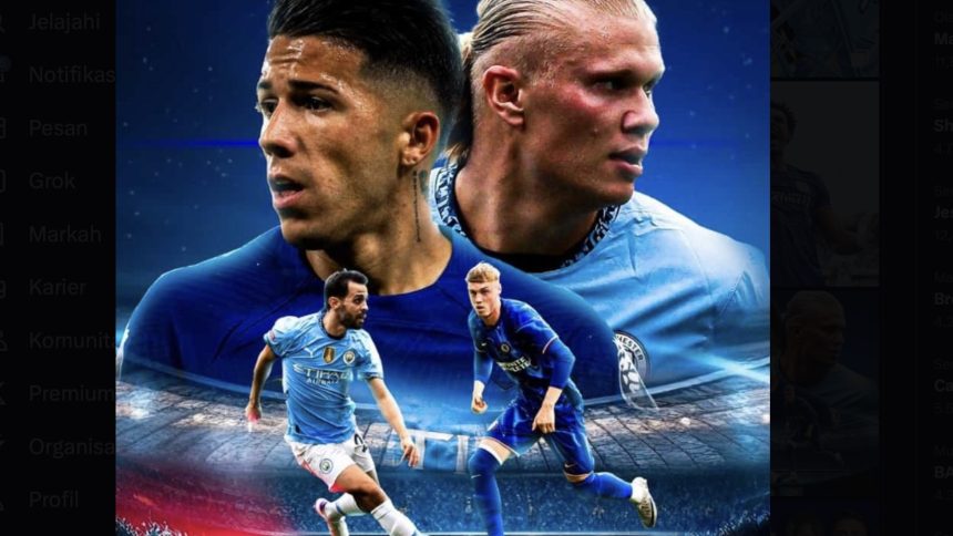 City vs Chelsea: Pembuka Premier League 2024/25 (foto: x)