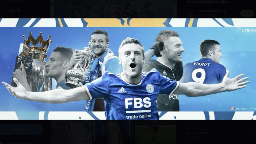 Jamie Vardy: Simbol Kesetiaan di Leicester City (foto: x)