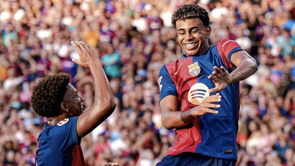 turunminum.id La Liga Lamine Yamal Bawa Barcelona Menang atas Bilbao Lamine Yamal Bawa Barcelona Menang atas Bilbao (foto: x)