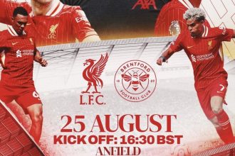 Liverpool vs Brentford: Prediksi 25 Agustus 2024 (foto: x)