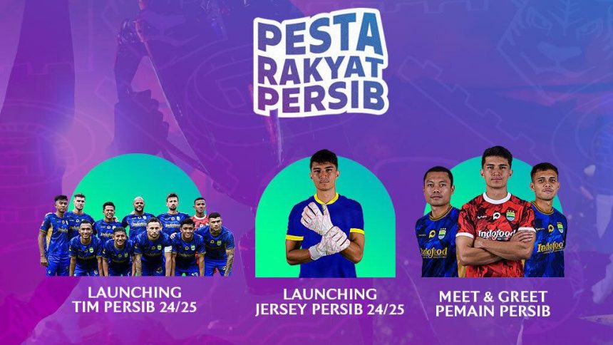 turunminum.id Sambut Musim 2024/2025 Launching Persib Dikemas dengan Pesta Rakyat