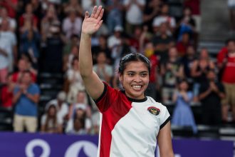 Gregoria Mariska lolos semifinal Olimpiade Paris 2024 (Foto: PBSI/Badmintonphoto/Mikael Ropars)