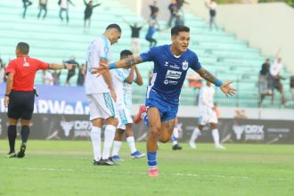 PSIS Semarang menang atas PBS Biak lewat gol Gali Freitas (Foto: Liga Indonesia Baru)