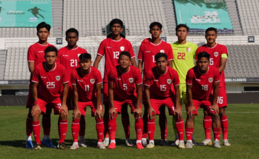 Timnas Indonesia U-20 menghadapi Thailand U-20 di laga kedua Seoul Earth On Us Cup 2024, Jumat (30/8/2024). (Foto:PSSI)