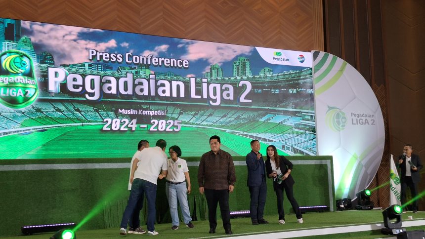 Erick Thohir membuka Liga 2 2024/25 (Foto: Turunminum.id/da Yerimon)