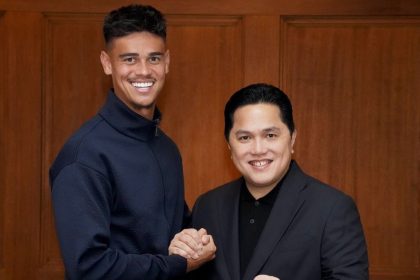 Mees Hilgers bertemu Ketua Umum PSSI, Erick Thohir (Foto: Instagram/erickthohir)