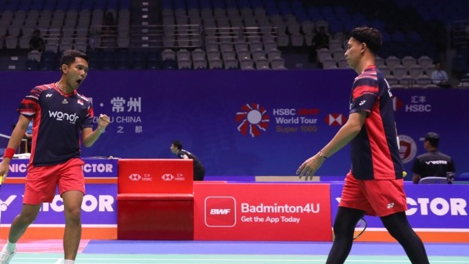 turunminum.id Fikri/Daniel Lolos Semifinal China Open 2024, Leo/Bagas Kandas