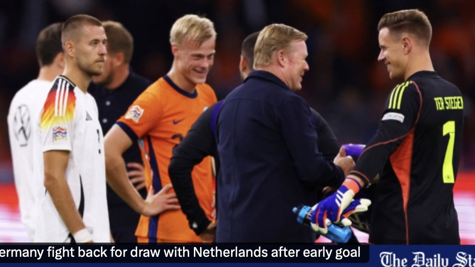 turunminum.id Eropa UEFA Belanda vs Jerman 2-2 di UEFA Nations League Belanda vs Jerman 2-2 di UEFA Nations League (foto: x)