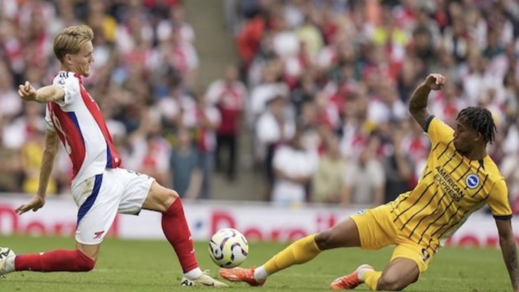 turunminum.id Inggris Kartu Merah Declan Rice, Arsenal 1-1 Vs Brighton Kartu Merah Declan Rice, Arsenal 1-1 Vs Brighton (foto: x)