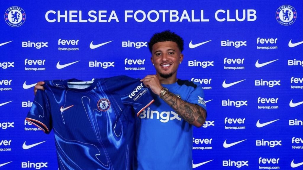 turunminum.id Inggris Jadon Sancho Beri Kemenangan Chelsea di Debutnya Jadon Sancho Beri Kemenangan Chelsea di Debutnya (foto: x)