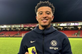 Debut Gemilang Jadon Sancho: Assist Instan (foto: x)