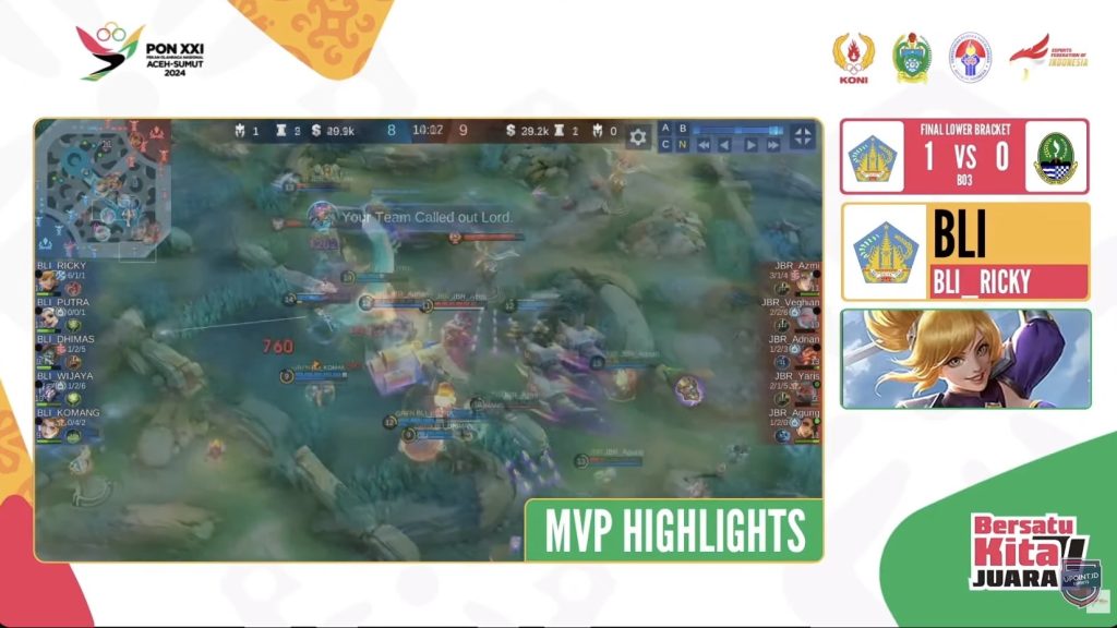 turunminum.id eSport Bali Kalahkan Jawa Barat, Maju Grand Final PON XXI Esports Bali Kalahkan Jawa Barat, Maju Grand Final PON XXI Esports (foto: x)