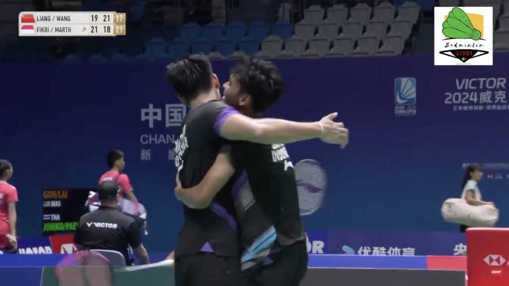 turunminum.id Bulutangkis Fikri/Daniel Maju Perempat Final China Open 2024! Fikri/Daniel Hentikan Liang/Wang, Masuk Perempatfinal! (foto: x)