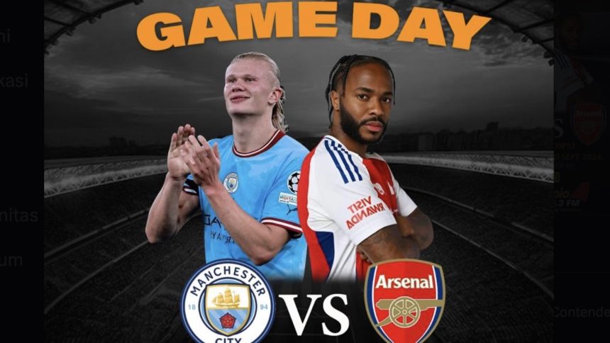 Prediksi Manchester City vs Arsenal: Duel Sengit (foto: x)