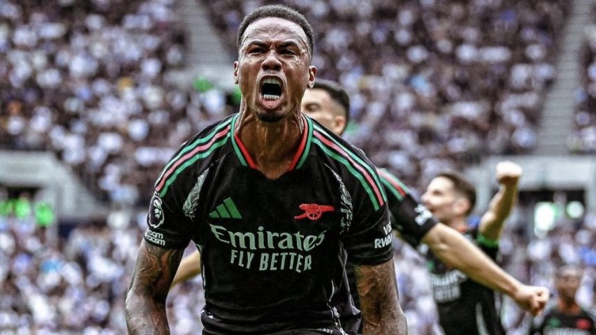 Insiden Cekcok: Gabriel Magalhaes dan Erling Haaland (foto: x)