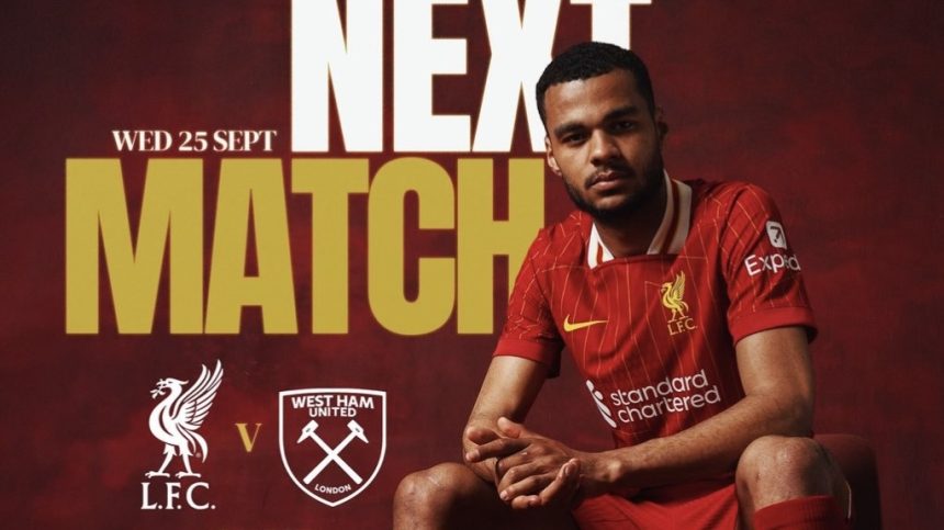 Duel Carabao Cup Premier League: Liverpool vs West Ham! (foto: x)