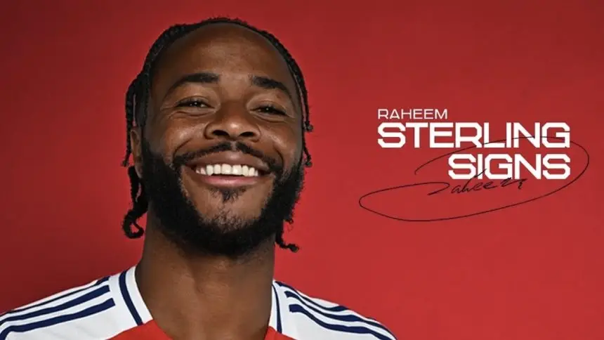 Debut Gemilang! Sterling Bawa Arsenal Pesta Gol 5-1! (foto: x)