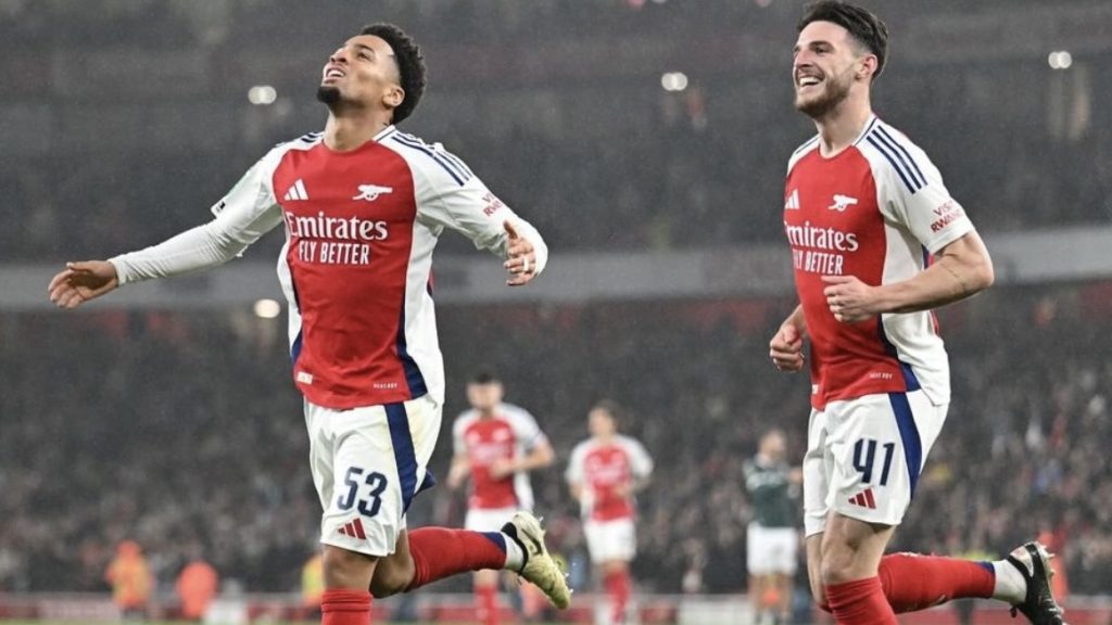 turunminum.id Inggris Bantai Bolton, Empat Bocah Ajaib Arsenal Ukir Sejarah Bantai Bolton, Empat Bocah Ajaib Arsenal Ukir Sejarah (foto: x)