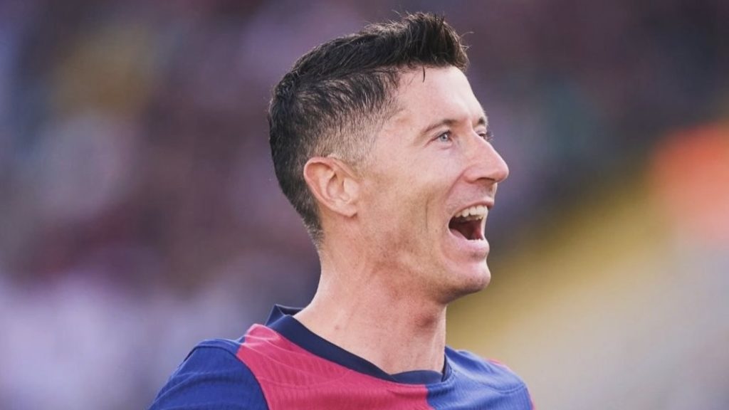 turunminum.id La Liga Barcelona Puncaki La Liga, Lewandowski Top Skor Barcelona Puncaki La Liga, Lewandowski Top Skor (foto: x)
