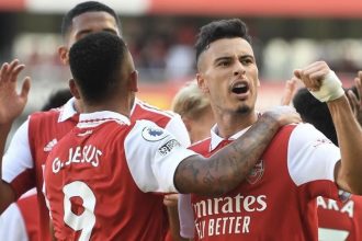 Rapor Pemain Arsenal: Gulung Leicester 4-2 (foto: x)