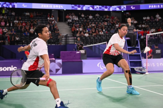 turunminum.id Indonesia Pastikan Medali Emas di Ganda Campuran Para Badminton Paralimpiade Paris 2024