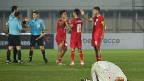 Timnas Indonesia U-20 Lolos ke Piala Asia U-20 Sebagai Juara. (Foto: Turunminum.id/Rifqi Dian Saputra)