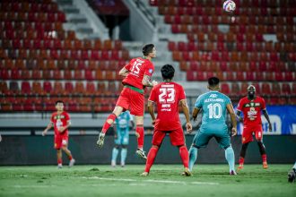 Persebaya Surabaya lawan PSBS Biak di Liga 1 2024 (Foto: Persebaya.id)